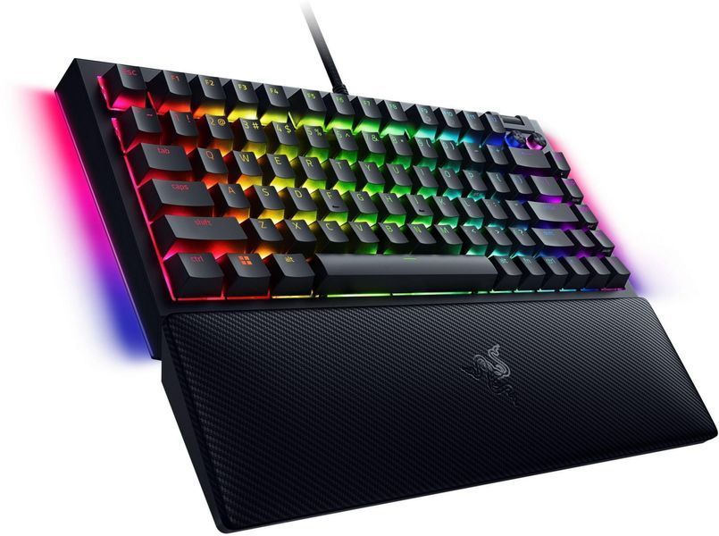 Клавіатура Razer BlackWidow V4 75% RGB 83key Mechanical Tactile Switch GEN-3, USB-A, EN, чорний RZ03-05000100-R3M1 фото