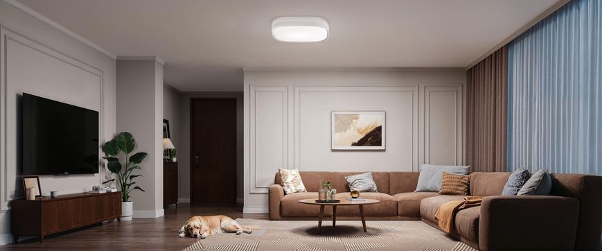Потолочний світильник Govee H60A4 30cm Smart Square Ceiling Light, RGBWW + RGBIC, WI-FI/Bluetooth, білий H80A4C01 фото