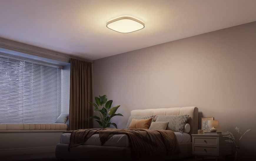Потолочний світильник Govee H60A4 30cm Smart Square Ceiling Light, RGBWW + RGBIC, WI-FI/Bluetooth, білий H80A4C01 фото