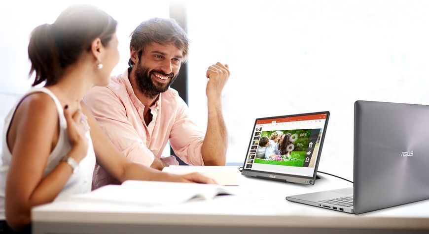 Монітор портативний Asus 14" ZenScreen MB14AC USB-C, IPS, Cover 90LM0631-B01170 фото