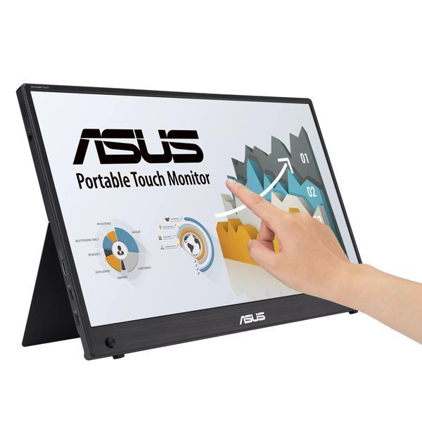 Монітор портативний Asus 15.6" ZenScreen MB16AHT mHDMI, 2xUSB-C, MM, IPS, Touch 90LM0890-B01170 фото
