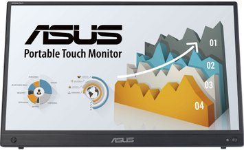 Монітор портативний Asus 15.6" ZenScreen MB16AMTR mHDMI, 2xUSB-C, MM, IPS, 7800mAh, Touch, Case 90LM04S0-B02170 фото