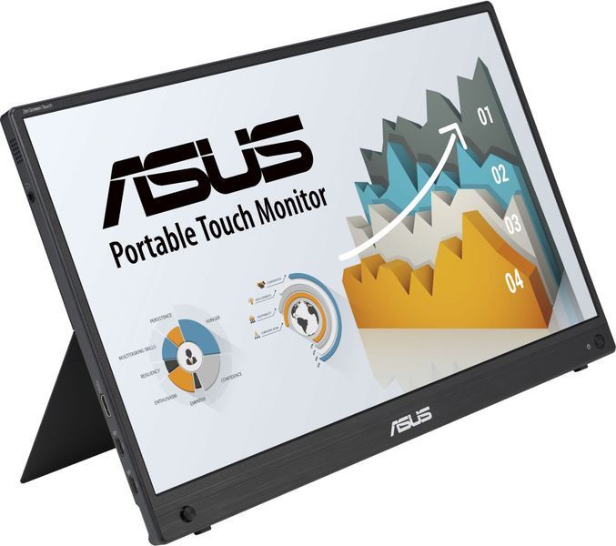 Монітор портативний Asus 15.6" ZenScreen MB16AMTR mHDMI, 2xUSB-C, MM, IPS, 7800mAh, Touch, Case 90LM04S0-B02170 фото