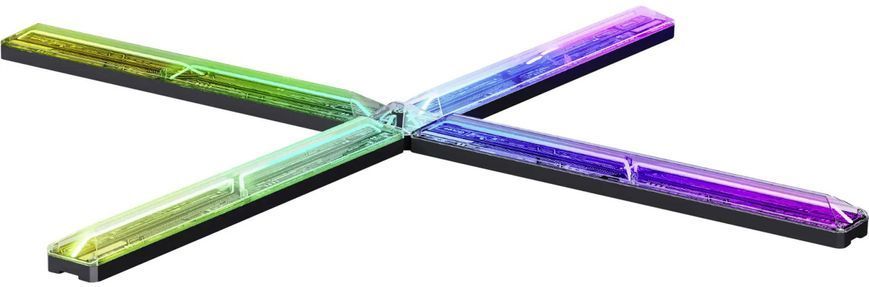 Набір настінних світильників Govee H6063 Gaming Wall light Evangelion, 8шт, RGBIC, WI-FI/Bluetooth, фіолетовий H6063312 фото
